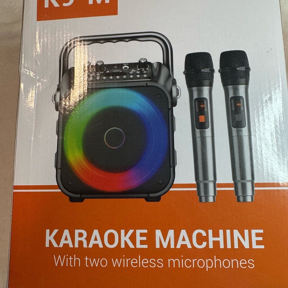 Karaoke Machine with Wireless Microphones